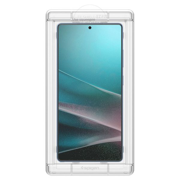 Spigen EliteShield EZ Fit avec plateau d'installation - 1 pack Samsung Galaxy S25 Ultra