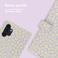 imoshion Étui de télephone portefeuille Design Samsung Galaxy A13 (5G) - White Daisy