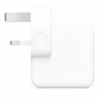 Apple Adaptateur secteur avec deux ports USB-C - 35 W - Type G - Prise pour le Royaume-Uni - Blanc