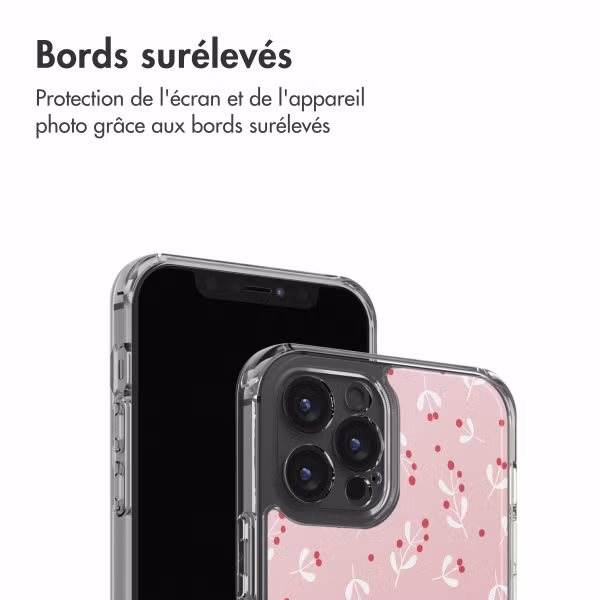 imoshion Coque Design Apple iPhone 12 (Pro) - Berries Blush