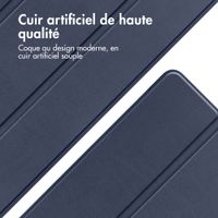 imoshion Coque tablette Trifold iPad Air 13 pouces (2025) M3 / (2024) M2 - Bleu foncé