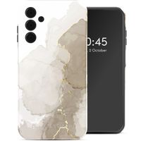 Selencia Coque arrière Vivid Tough Samsung Galaxy A15 (5G/4G) - Marble Light Brown