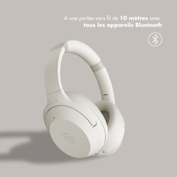 Selencia Casque sans fil Urban Play - Réduction active du bruit (ANC) - Avec étui de rangement - Melody Mist