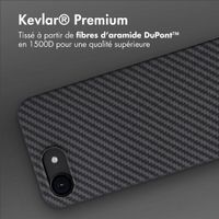 Accezz Coque Kevlar® MagSafe Apple iPhone 17e / 16e - Noir
