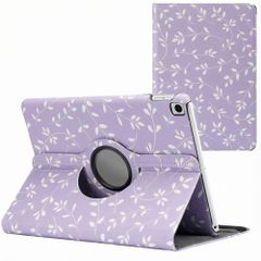 imoshion Coque tablette Design rotatif à 360° Apple iPad 9 (2021) 10.2 pouces / iPad 8 (2020) 10.2 pouces / iPad 7 (2019) 10.2 pouces - Lavender Flowers