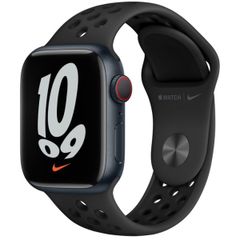 Apple Bracelet Nike Sport Apple Watch Series 1 t/m 9 / SE (38/40/41 mm) | Series 10 / 11 (42 mm) - Anthracite / Black