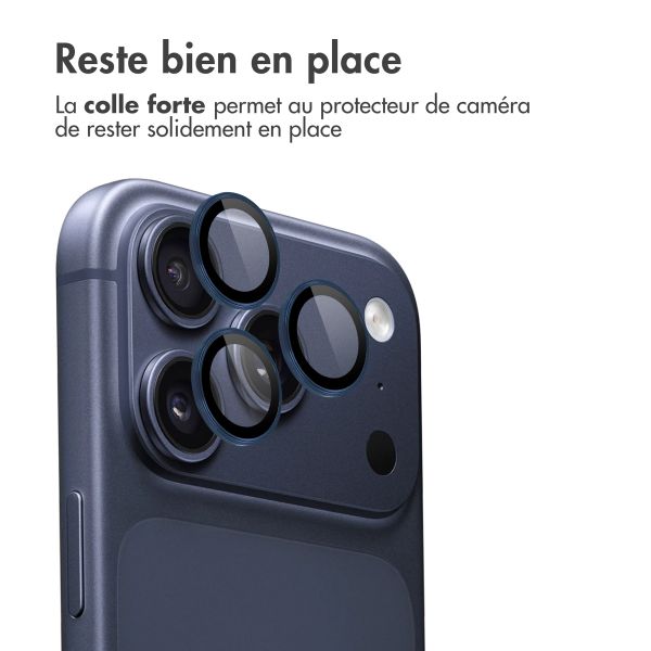 imoshion Protection d'objectif d'appareil photo (pack de 2) Apple iPhone 17 Pro / 17 Pro Max - Bleu Foncé