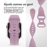 imoshion Bracelet en silicone⁺ Apple Watch Series 1 t/m 9 / SE (38/40/41 mm) | Series 10 / 11 (42 mm) - Taille S/M - Mauve