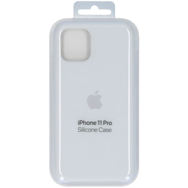 Apple Coque en silicone Apple iPhone 11 Pro - Blanc