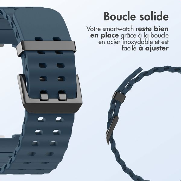 imoshion Bracelet Ocean en silicone Samsung Galaxy Watch 8 (40/44mm) / Classic (46mm) - Bleu foncé