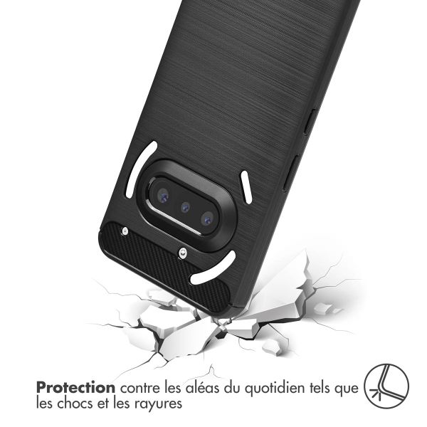 imoshion Coque Brushed Nothing Phone (3a) - Noir