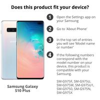 Valenta Etui téléphone portefeuille Samsung Galaxy S10 Plus - Brun