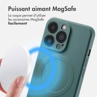 imoshion Coque Couleur avec MagSafe Apple iPhone 13 Pro - Vert foncé