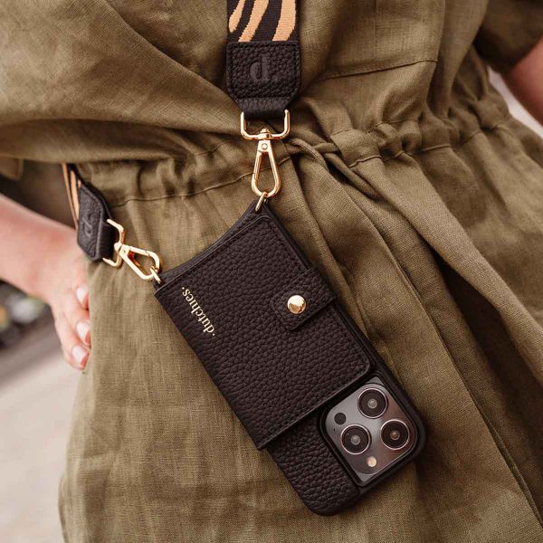 Dutchies Coque MagSafe avec porte-cartes Apple iPhone 13 Pro Max - Noir