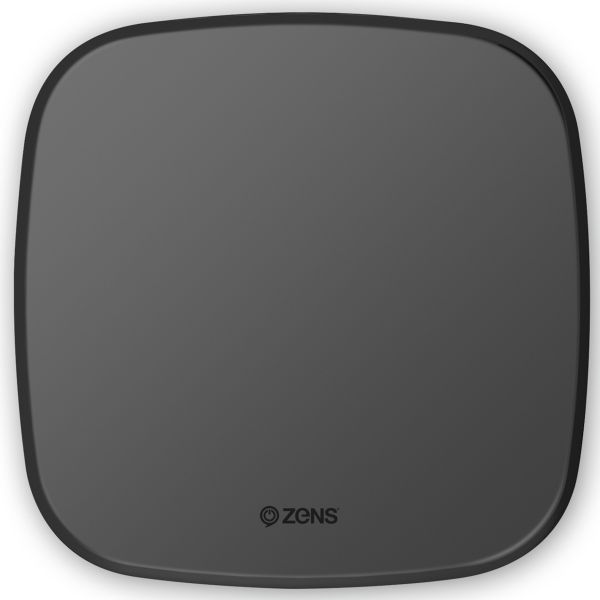 Zens Support pour chargeur rapide sans fil - Chargeur sans fil - Avec câble de charge - 10 Watt - Noir