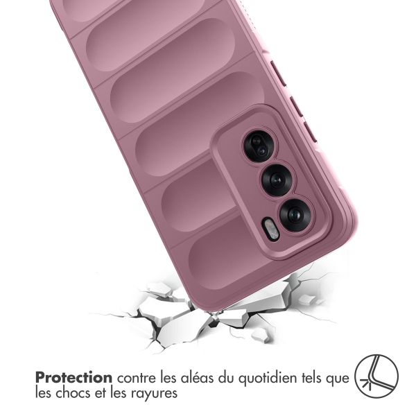 imoshion Coque arrière EasyGrip Oppo Reno 12 - Violet