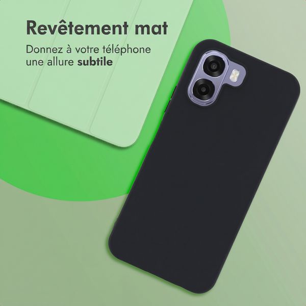 imoshion Coque Couleur Oppo A6x (4G/5G) - Noir