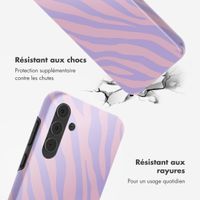 Selencia Coque arrière Vivid Samsung Galaxy A55 - Zebra Light Pink Lilac