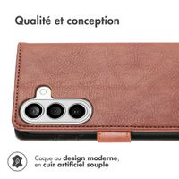 imoshion Étui de télephone portefeuille Samsung Galaxy S26 - Marron