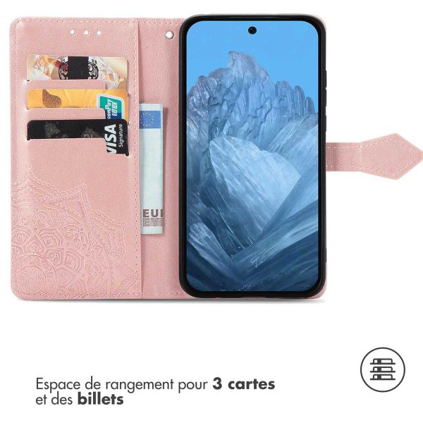 imoshion Etui de télephone Mandala Google Pixel 10 / 10 Pro - Rose Doré