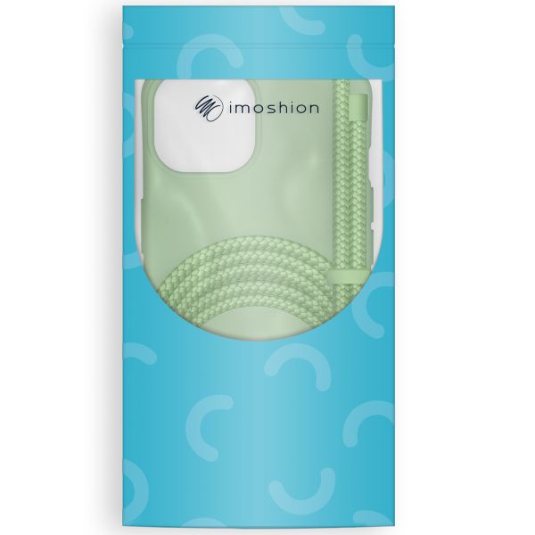 imoshion Coque de couleur avec cordon amovible Apple iPhone 13 - Vert
