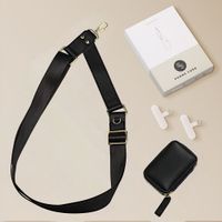 Selencia Cordon de téléphone avec petit sac - Midnight Black