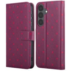 imoshion Étui de télephone portefeuille Design Samsung Galaxy S26 - Crush Check Coral Dust