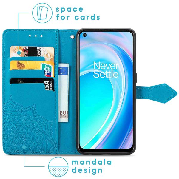 imoshion Etui de télephone Mandala OnePlus Nord CE 2 Lite 5G - Turquoise