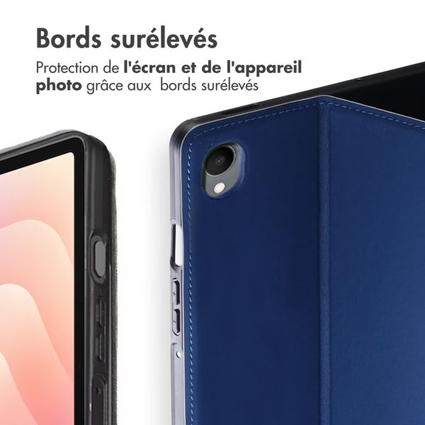 Accezz Coque tablette Classic Samsung Galaxy Tab S11 - Bleu foncé