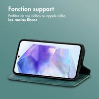 imoshion Étui de téléphone portefeuille Slim Samsung Galaxy A35 - Vert