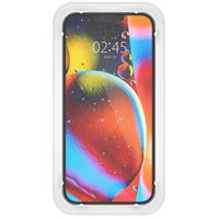 Spigen Protection d'écran en verre trempé AlignMaster Cover 2 Pack Apple iPhone 12 Pro Max - Noir