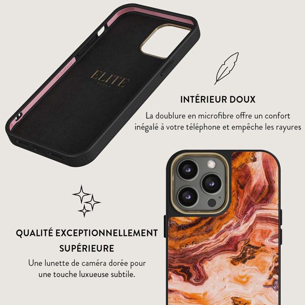 Burga Coque Elite Gold iPhone 15 Pro - Pumpkin Spice