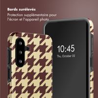 Selencia Coque arrière Vivid Samsung Galaxy A17 - Pied-de-Poule