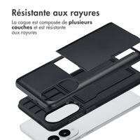 imoshion Coque arrière avec porte-cartes Samsung Galaxy S25 Edge - Noir