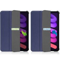 imoshion Coque tablette Trifold Apple iPad Mini 7 (2024) / iPad Mini 6 (2021) - Bleu foncé