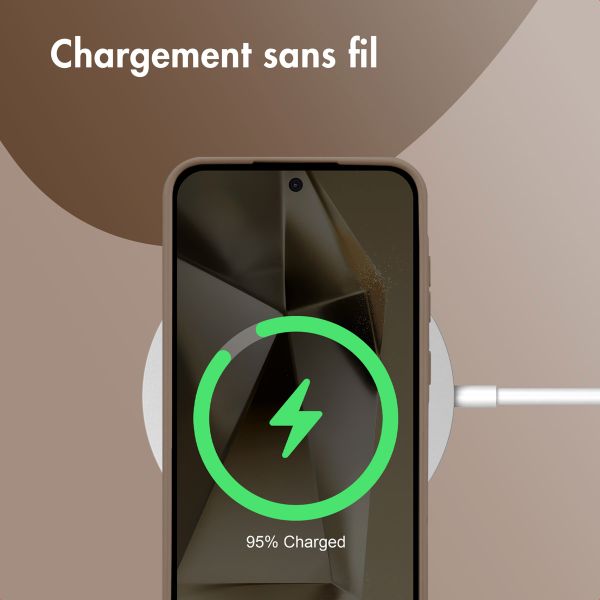 imoshion Coque Couleur Samsung Galaxy A55 - Marron