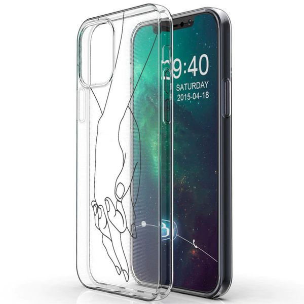 imoshion Coque Design iPhone 12 (Pro) - Holding Hands 