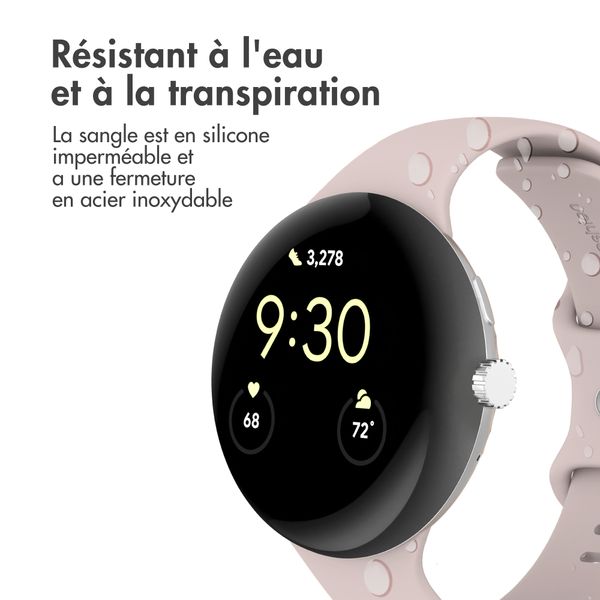 imoshion Bracelet en silicone⁺ Google Pixel Watch 3 / 4 (45 mm) - Taille L - Rose