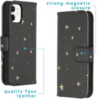 imoshion Coque silicone design Apple iPhone 12 Mini - Stars Gold