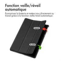 imoshion Coque tablette Trifold Lenovo Idea Tab Plus - Noir