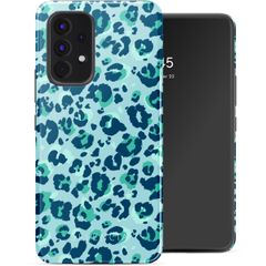 Selencia Coque arrière Vivid Tough Samsung Galaxy A53 - Wild Spots Light Blue