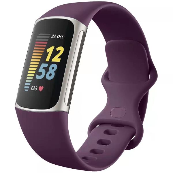 imoshion Bracelet silicone Fitbit Charge 5 / Charge 6 - Taille S - Violet