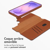 Accezz Étui de télephone portefeuille en cuir 2-en-1 avec MagSafe Samsung Galaxy S26 Ultra - Sienna Brown