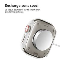 imoshion Coque rigide à couverture complète Apple Watch Ultra / Ultra 2 / Ultra 3 - 49 mm - Blanc