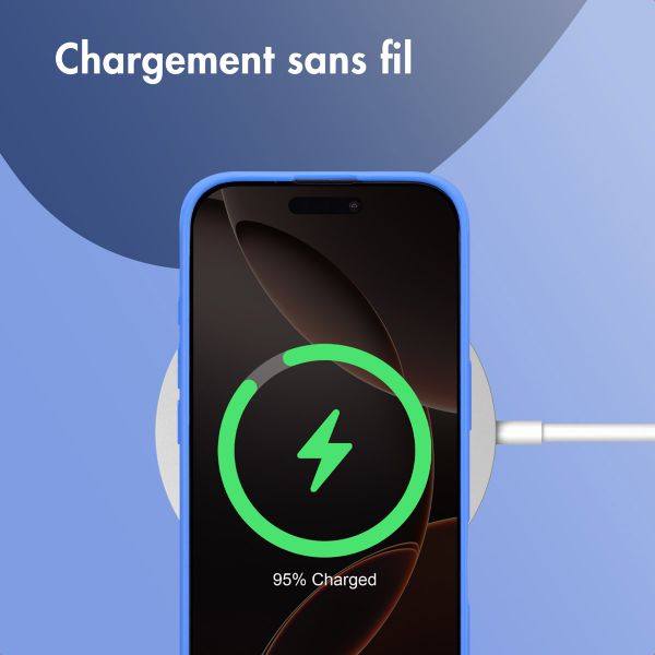 imoshion Coque Couleur Apple iPhone 16 Pro - Cobalt Blue