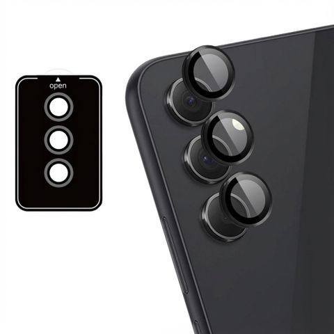 imoshion Lot de 2 protections d'objectif de caméra Samsung Galaxy A35 - Noir