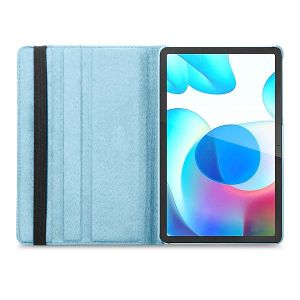 imoshion Coque tablette rotatif à 360° Realme Pad - Turquoise