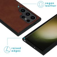 imoshion Etui de télephone luxe 2-en-1 amovible Samsung Galaxy S24 Ultra - Marron