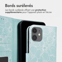 imoshion Étui de télephone portefeuille Design Apple iPhone 11 - Botanica