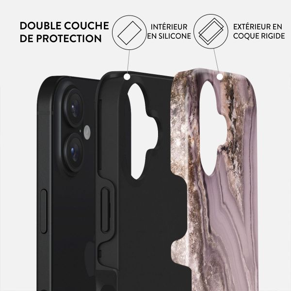 Burga Coque arrière Tough iPhone 16 - Golden Taupe